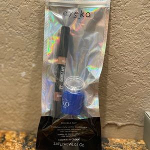 Brand new unopened Eyeko double shadow stick with sharpener
